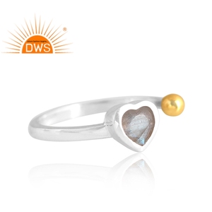 Anillo de piedras preciosas de labradorita Natural de plata de ley más vendido, joyería personalizada para mujer, regalo para ella - Product Image 4