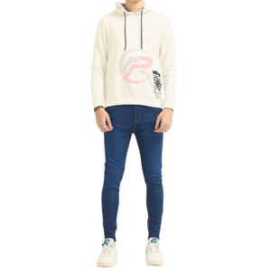 Sudadera con Capucha para Hombre, Tendencia de Invierno, Súper Suave, Resistente al Viento, Transpirable, de Secado Rápido, Ecológica, de Algodón/Poliéster, con Patrón Liso - Product Image 1