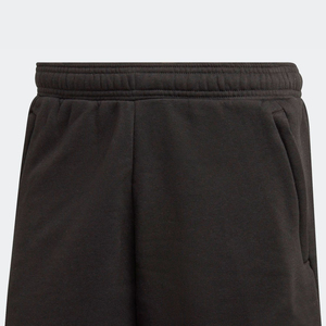 Short Baggy de sport avec cordon de serrage à la taille élastique 70% coton 30% Polyester recyclé noir jais - Product Image 6