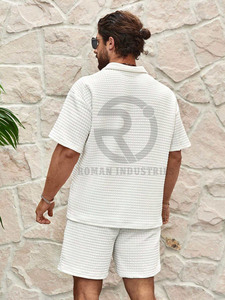 Wholesale Casual Breathable Men's Summer Outfits Zip up Two 2 Piece <b>Shorts</b> Set for Men - Product Image 6