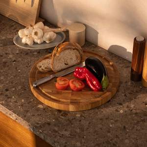 Planche à découper en bois massif de chêne naturel à 100%, planche à découper professionnelle pour la cuisine domestique et commerciale - Product Image 1