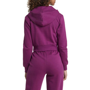 Vente directe d'usine, ensembles de sweats à capuche légers pour femmes grandes tailles, 100% coton, dernier design en stock - Product Image 3