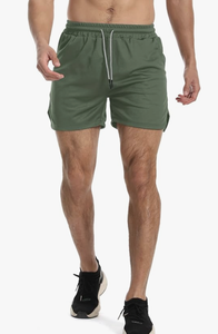 Shorts en maille pour hommes, logo personnalisé, séchage rapide, vêtements de sport actifs, nylon polyester, vente en gros - Product Image 4