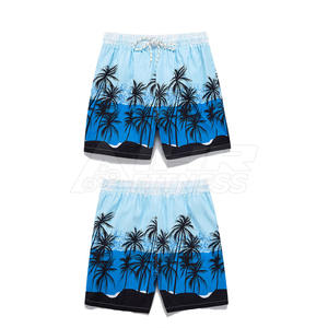 Shorts d'entraînement unisexe de haute qualité, respirants, imperméables, taille élastique, style urbain, motif uni, sublimation, en promotion - Product Image 1