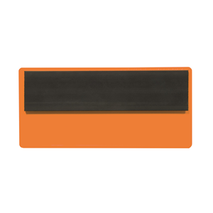 LabelPlus <b>Magnetic</b> Label Holders 50x107mm Orange 50 Pack-LPM110-50/8 - Product Image 2