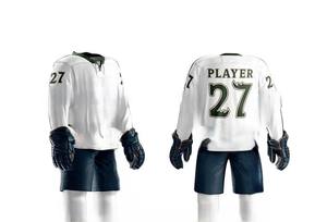 Uniforme de hockey sobre hielo para hombres hecho a medida de gran calidad OEM tarifa asequible nueva moda uniforme de hockey sobre hielo para hombres de peso ligero - Product Image 2