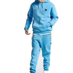 ชุดวอร์มมีฮู้ดกันลมปรับแต่งได้สำหรับผู้ชายชุดผ้าฝ้ายระบายอากาศได้ดีออกแบบโลโก้ได้ตามต้องการผ้าฝ้าย100% - Product Image 1