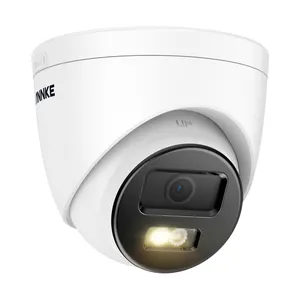 ANNKE 4K(8MP) H265 + POE Cámara de seguridad IP AI & Smart Dual light & Microphone 8MP Cámara CCTV para exteriores