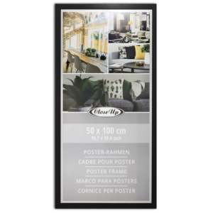 Black Plastic <b>Poster</b> <b>Frame</b> 50 X 100 cm - Product Image 1