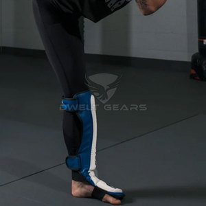 Nuevas Espinilleras de Boxeo de Cuero 2025, Profesionales, Ajustables, Cómodas, Protectoras, Color y Logotipo Personalizables, Se Acepta OEM - Product Image 6