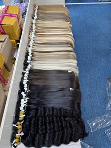 Extensions de cheveux Remy vietnamiennes naturelles droites 100% 2 tons Piano Couleur en vrac Super Double Drawn Cuticule Alignée Cheveux humains - Product Image 3