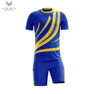 Col en V professionnel unisexe, sublimation complète, uniforme de football personnalisé, coupe automatisée, vêtements de sport en plein air par le fabricant - Product Image 6