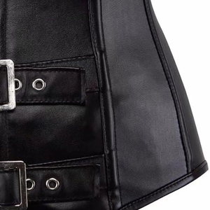 Corset élégant pour femmes en cuir véritable, haute compression, à lacets, bustier, pour adultes, respectueux de l'environnement, fournisseur OEM personnalisé, fabricant - Product Image 4