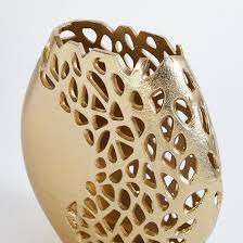 Nuevo Florero de Aluminio de Diseño Moderno, Bañado en Oro, para Decoración del Hogar, Bodas y Navidad - Product Image 3