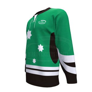 Nuevo estilo Deportes Hockey sobre hielo Jersey Diseño personalizado Hockey sobre hielo Jersey Venta al por mayor Hockey sobre hielo Jersey - Product Image 3