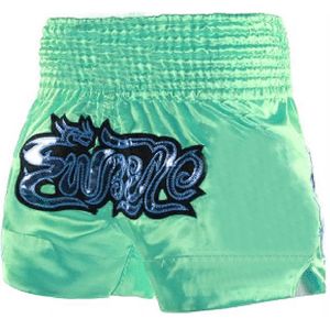 Nouveau short de Muay Thai respirant avec logo personnalisé pour hommes et enfants Ensemble de boxe de combat de gymnastique avec fonction extensible - Product Image 6