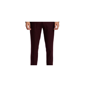 Pantaloni da Uomo Slim Fit Paisley & Grey Rossi X-Large Casual in Cotone con Pieghe Frontali e Logo in Vita Taglia Grande Vestibilità Comoda - Product Image 2