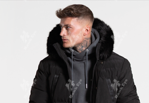 Veste matelassée à capuche de haute qualité pour hommes avec poches longues Bux pour l'hiver avec chutes de neige - Product Image 4