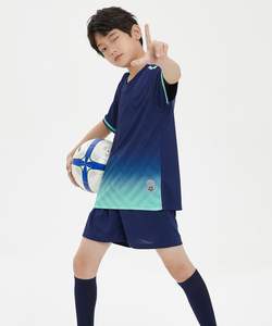 Paquete de 2 camisetas de fútbol, uniforme de equipo deportivo, camisa de punto y pantalones cortos - Product Image 3