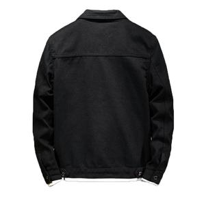 Chaqueta vaquera para hombre y niño de estilo europeo y americano de los años 2025 con cuello levantado Nueva colección de primavera y otoño - Product Image 3