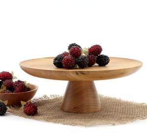 Soporte Redondo de Madera para Pasteles, Popular, Duradero y Ecológico, Resistente al Calor, para Uso en la Cocina del Hogar - Product Image 5