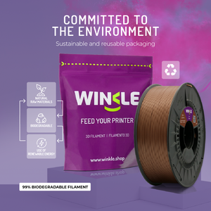 WINKLE PLA HD Filament 2.85mm 1kg <b>3D</b> <b>Printer</b> High Tolerance 0.05mm 190-230 Hot Bed Compatible Biodegradable Easy Print No - Product Image 6