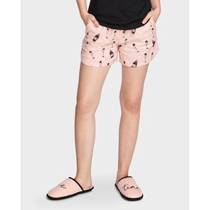 Pantalones Cortos de Pijama de Franela 100% Algodón de Lujo para Mujer de Childrens Place, Logotipo Personalizado, Cintura Elástica, Transpirables, Estampado Térmico - Product Image 3