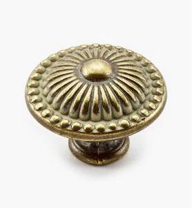 Vintage brass knobs for wooden <b>furniture</b> classic round cabinet <b>hardware</b> set timeless interior decor styling upgrade solution - Product Image 1