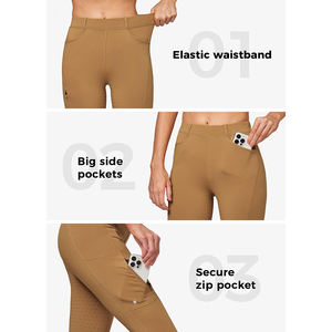 Vente en gros de vêtements équestres pantalons Jodphurs collants d'équitation leggings culotte équestre en silicone Jodhpur et culottes - Product Image 5