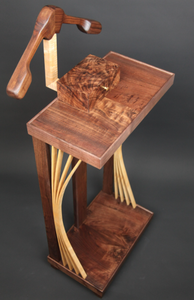 Porte-vêtements en bois massif (Porte-costume de direction) - Product Image 6