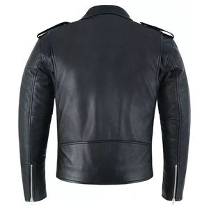 Manteaux d'hiver en cuir de qualité supérieure Veste en cuir pour hommes entièrement personnalisée Veste matelassée Varsity Casual Party Wear - Product Image 3