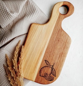 Lightweight Standard <b>Wooden</b> Chopping Board Ideal for Chopping <b>Slicing</b> and Serving with a Clean and Classic Design - Product Image 1