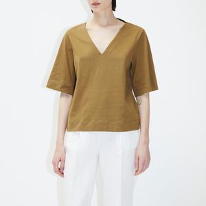 เสื้อยืดแขนสามส่วนสำหรับผู้หญิง,เสื้อยืดแขนสามส่วนได้รับการออกแบบตามความต้องการ - Product Image 6