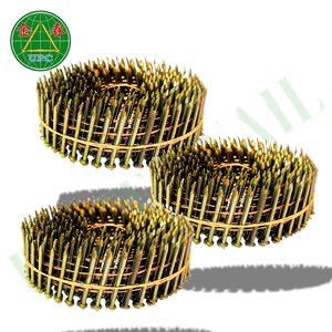 ตะปูม้วนเหล็กขนาด1-3/4นิ้วพร้อมก้านเรียบ/สกรู/วงแหวนหัวลายตารางหมากรุกความเร็วสูงผลิตในเวียดนาม - Product Image 3