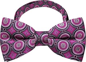 Nœuds papillon pour hommes Haute qualité Sublimation couleur unie sur mesure Fête Mode Boutons de manchette ajustables Sangles de noeud papillon en soie Fabriqué au Pakistan - Product Image 3