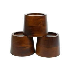 ARTESANÍA Elevador de madera Pulgadas de madera Pedestal decorativo Soporte Bandeja Muestra Decoraciones para el hogar rústico y la decoración de la cocina - Product Image 6