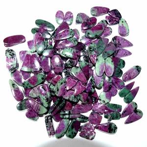 Quartz rubis naturel pour la fabrication de boucles d'oreilles, cabochon en vrac, qualité AAAAA, formes et tailles personnalisables, vente en gros directe d'usine - Product Image 2