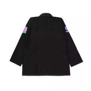 Preoffesional Trending Kimono Uniforme Negro Brasileño Jiu Jitsu BJJ Gis 100% Algodón Hombres Personalizar Shoyrol Lote 8 bolas RRI-JJ-34 - Product Image 2