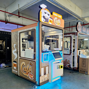 Robot de Servicio para Cafetería, Máquina de Café Robótica, Mostrador <span class=keywords><strong>3</strong></span> en 1, Robot Barista, Cafetería Automática para Exteriores - Product Image 5