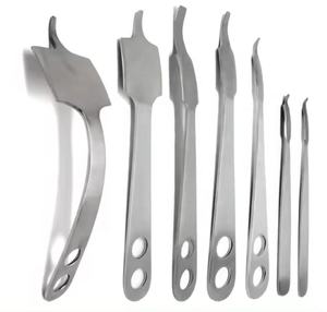 Juego de retractores Hohmann Juego de elevadores óseos de palanca ósea Juego de Hohmann Retractor ortopédico quirúrgico Hohmann de Blink Surgident - Product Image 3