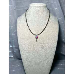 Collier George Rios Dahlia et argent sterling, motif fleur de barbe à papa, cadeau pour toutes les occasions - Product Image 3