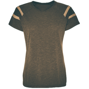 เสื้อยืดลำลองสั้นสำหรับผู้หญิงผ้าฝ้ายแท้ย้อมสีล้วนพร้อมกระดุมผ่าหน้าดีไซน์แบบมีกระดุมตรงจากโรงงาน - Product Image 6