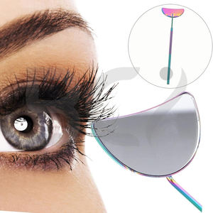 กระจกขนตาสำหรับดูแลส่วนบุคคลผลิตภัณฑ์ที่เป็นเอกลักษณ์ใหม่ล่าสุดรูปร่างโค้งสีรุ้ง - Product Image 4