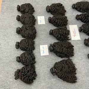 ¡VENTA FLASH! Extensión de cabello humano rizado peludo grande vietnamita color negro natural de alta calidad hasta 30 $ - Product Image 3