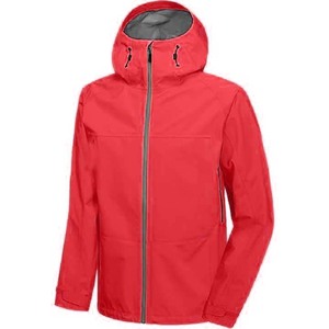Chaqueta cortavientos de hombre de nailon con logotipo impreso en bloque de color y cremallera personalizada para hombre - Product Image 4