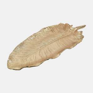 Plat à feuilles en métal de créateur utilisé pour la décoration intérieure, les cadeaux de fête et la décoration de table à manger de luxe - Product Image 6