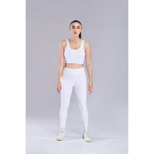 Leggings de yoga et d'entraînement pour femmes, taille haute, coupe ajustée, en matière légère de haute qualité, personnalisables OEM, vente en gros - Product Image 1