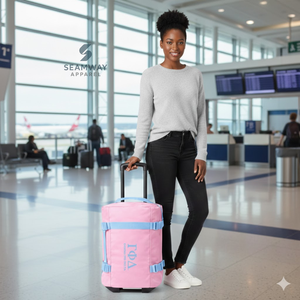 Gamma Phi Delta Maleta de Viaje Moderna de Gran Capacidad, Tamaño de Cabina, Resistente, con Ruedas - Product Image 4