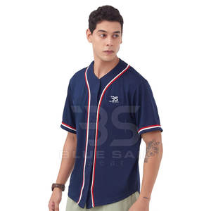 Tissu respirant de maillot de baseball d'équipe sportive de qualité supérieure avec maillot de baseball personnalisé de conception personnalisée - Product Image 3