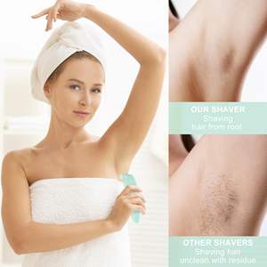 Rasoir électrique sans fil pour femme, rasoir humide/sec et tondeuse pour le corps, les jambes, les bras et les aisselles, pour le rasage de la ligne du bikini - Product Image 3